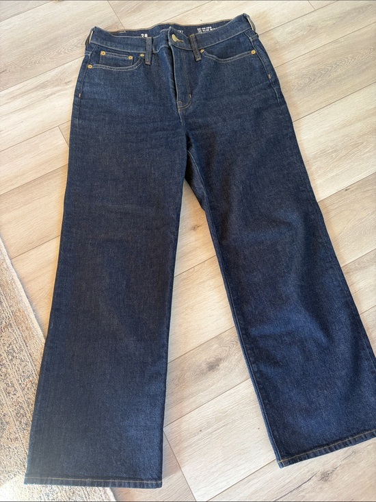 J. Crew Denim - J. Crew Dark Blue Wide-Leg Jeans